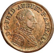 Germany 16 Pfennigs (Frederick Augustus Pattern) D G FRID AUGUST P ANHALT coin obverse