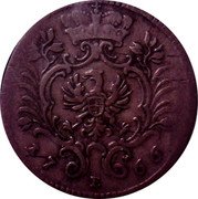 Germany 2-1/2 Kreuzer (Frederick Christian. Not Described in KM) 17 E 66 coin obverse Germany 2-1/2 Kreuzer (Frederick Christian. Not Described in KM) 17 E 66 coin obverse