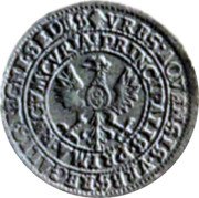Germany 8 Mark Woman with Wine ND (1706)  VRBS AQVENSIS VRBS REGALIS REGNIS SEDES PRINCIPALIS PRIMA REGIM CVRIA coin obverse