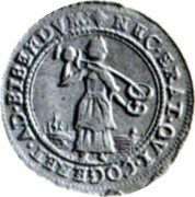 Germany 8 Mark Woman with Wine ND (1706)  NEC ERAT QVI COGERET AD BIBENDVM coin reverse