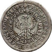 Germany 8 Mark Woman with Wine. No date ND (1713)  VRBS AQVENSIS VRBS REGALIS REGNIS SEDES PRINCIPALIS PRIMA REGIM CVRIA coin obverse