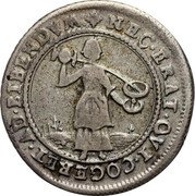 Germany 8 Mark Woman with Wine. No date ND (1713)  NEC ERAT QVI COGERET AD BIBENDVM coin reverse