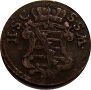 Germany Pfennig 1770 KM# 93 Saxe-Coburg-Saalfeld / Duchy / Regular Coinage coin obverse Germany Pfennig 1770 KM# 93 Saxe-Coburg-Saalfeld / Duchy / Regular Coinage coin obverse
