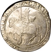 UK 1/2 Crown Charles I (1625-1649) Tower KM# 119 ∙CAROLVS∙D:G:MAG:BRI:FRA:ET∙HIB∙REX∙ coin obverse UK 1/2 Crown Charles I (1625-1649) Tower KM# 119 ∙CAROLVS∙D:G:MAG:BRI:FRA:ET∙HIB∙REX∙ coin obverse