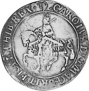 UK 1/2 Crown Charles I (1625-1649) Tower KM# 117 ∙CAROLVS∙D:G:MAG:BRIT:FRA:ET∙HIB:REX∙ coin obverse UK 1/2 Crown Charles I (1625-1649) Tower KM# 117 ∙CAROLVS∙D:G:MAG:BRIT:FRA:ET∙HIB:REX∙ coin obverse
