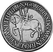 UK 1/2 Crown Charles I (1631-1632) First Milled Briot Issue. KM# 166 coin reverse UK 1/2 Crown Charles I (1631-1632) First Milled Briot Issue. KM# 166 coin reverse