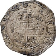 UK 1/2 Crown Charles I ND Tower Struck under Parliament. KM# 124 ∙CHRISTO∙AVSPICE∙REGNO∙ coin reverse UK 1/2 Crown Charles I ND Tower Struck under Parliament. KM# 124 ∙CHRISTO∙AVSPICE∙REGNO∙ coin reverse