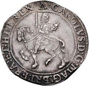 UK 1/2 Crown Charles I Tower mint (1625-1649) Tower KM# 120.2 CAROLVS D G MAG BRI FRA ET HIB REX coin obverse UK 1/2 Crown Charles I Tower mint (1625-1649) Tower KM# 120.2 CAROLVS D G MAG BRI FRA ET HIB REX coin obverse