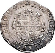 UK 1/2 Crown Charles I Tower mint (1625-1649) Tower KM# 120.2 CHRISTO AVSPICE REGNO coin reverse UK 1/2 Crown Charles I Tower mint (1625-1649) Tower KM# 120.2 CHRISTO AVSPICE REGNO coin reverse