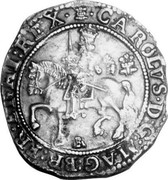 UK 1/2 Crown (Charles I) KM# 214.21 ∙CAROLVS∙D:G:MAG:BR:FR:ET:HI:REX∙ BR coin obverse UK 1/2 Crown (Charles I) KM# 214.21 ∙CAROLVS∙D:G:MAG:BR:FR:ET:HI:REX∙ BR coin obverse
