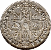 UK 1/2 Crown Charles II 1668/4 KM# 428.4 MAG∙ BR∙FRA∙ET∙HIB REG∙*YEAR*∙ CC CC CC CC coin reverse UK 1/2 Crown Charles II 1668/4 KM# 428.4 MAG∙ BR∙FRA∙ET∙HIB REG∙*YEAR*∙ CC CC CC CC coin reverse