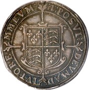 UK 1/2 Crown Elizabeth I 1601 KM# 6 :1:POSVI: DEVM:AD IVTORE M:MEVM: coin reverse UK 1/2 Crown Elizabeth I 1601 KM# 6 :1:POSVI: DEVM:AD IVTORE M:MEVM: coin reverse