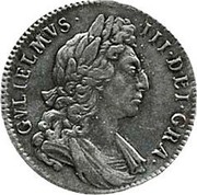 UK 1/2 Crown William III (First bust) 1696 KM# 491.13 GVLIELMVS∙ III∙DEI∙GRA coin obverse UK 1/2 Crown William III (First bust) 1696 KM# 491.13 GVLIELMVS∙ III∙DEI∙GRA coin obverse