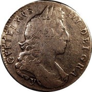 UK 1/2 Crown William III (First bust) 1697 Y KM# 491.12 GVLIELMVS∙ III∙DEI∙GRA coin obverse UK 1/2 Crown William III (First bust) 1697 Y KM# 491.12 GVLIELMVS∙ III∙DEI∙GRA coin obverse