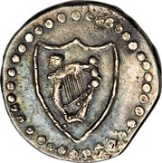 UK 1/2 Penny Charles I ND KM# 386 - coin reverse