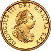 UK 1/2 Penny George III 1799 Proof KM# 647a GEORGIUS III DEI GRATIA REX coin obverse UK 1/2 Penny George III 1799 Proof KM# 647a GEORGIUS III DEI GRATIA REX coin obverse
