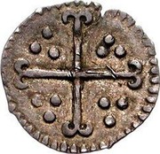 UK 1/2 Penny James I 1st coinage ND First Coinage (1603-04). KM# 8 coin reverse UK 1/2 Penny James I 1st coinage ND First Coinage (1603-04). KM# 8 coin reverse