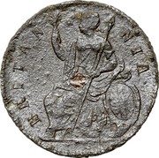 UK 1/2 Penny (James II) KM# 448 BRITAN NIA coin reverse UK 1/2 Penny (James II) KM# 448 BRITAN NIA coin reverse