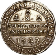 UK 1/2 Pound Charles I 1642 Oxford KM# 235.7 :EXVRGAT:DEVS:DISSIPENTVR:INIMICI: ∙X∙ RELIG∙PROT∙LEG ANG∙LIBER∙PAR *YEAR* coin reverse UK 1/2 Pound Charles I 1642 Oxford KM# 235.7 :EXVRGAT:DEVS:DISSIPENTVR:INIMICI: ∙X∙ RELIG∙PROT∙LEG ANG∙LIBER∙PAR *YEAR* coin reverse