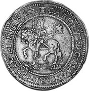 UK 1/2 Pound Charles I 1642 Shrewsbury KM# 235.4 CAROLVS:D:G:MAGN:BRIT:FRAN:ET:HIB:REX∙ coin obverse UK 1/2 Pound Charles I 1642 Shrewsbury KM# 235.4 CAROLVS:D:G:MAGN:BRIT:FRAN:ET:HIB:REX∙ coin obverse