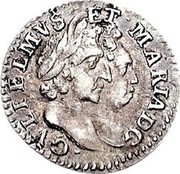 UK 2 Pence (1/2 Groat) KM# 469 coin obverse UK 2 Pence (1/2 Groat) KM# 469 coin obverse