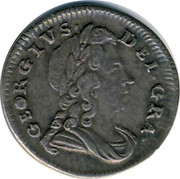 UK 2 Pence George I 1726 KM# 550 GEORGIVS∙ DEI∙GRA∙ coin obverse UK 2 Pence George I 1726 KM# 550 GEORGIVS∙ DEI∙GRA∙ coin obverse