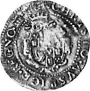 UK 3 Pence Charles I (1625-1649) Aberystwyth KM# 88 ∙CHRISTO∙AVSPICE∙REGNO∙ coin reverse