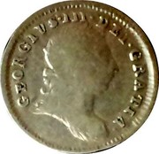 UK 4 Pence Groat 1780 KM# 596.1 GEORGIVS ∙ III ∙ DEI ∙ GRATIA ∙ coin obverse UK 4 Pence Groat 1780 KM# 596.1 GEORGIVS ∙ III ∙ DEI ∙ GRATIA ∙ coin obverse