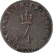 UK 4 Pence Groat 1792 KM# 613 MAG∙BRI∙FR∙ET∙HIB∙REX 4 ∙1792∙ coin reverse UK 4 Pence Groat 1792 KM# 613 MAG∙BRI∙FR∙ET∙HIB∙REX 4 ∙1792∙ coin reverse