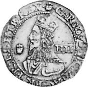 UK 4 Pence (Groat) KM# 286.3 ∙CAROLVS∙D:G:MAG:BR:FR:ET HIB:REX∙ IIII coin obverse UK 4 Pence (Groat) KM# 286.3 ∙CAROLVS∙D:G:MAG:BR:FR:ET HIB:REX∙ IIII coin obverse