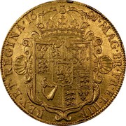 UK 5 Guineas William and Mary 1691 KM# 479.2 MAG∙BR∙FR∙ET∙HIB∙REX∙ET∙REGINA∙*YEAR*∙ coin reverse UK 5 Guineas William and Mary 1691 KM# 479.2 MAG∙BR∙FR∙ET∙HIB∙REX∙ET∙REGINA∙*YEAR*∙ coin reverse