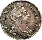 UK 6 Pence 1696 KM# 484.8 Pre-Decimal coinage GVLIELMVS∙ III∙DEI∙GRA∙ coin obverse UK 6 Pence 1696 KM# 484.8 Pre-Decimal coinage GVLIELMVS∙ III∙DEI∙GRA∙ coin obverse