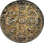 UK 6 Pence Anna 1705 KM# 516.3 ET HIB REG 1705 MAG BR FRA coin reverse UK 6 Pence Anna 1705 KM# 516.3 ET HIB REG 1705 MAG BR FRA coin reverse