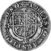 UK 6 Pence Charles I ND First Milled Briot Issue (1631-32). KM# 164 CHRIS TO ∙ AV SPICE REGNO B coin reverse UK 6 Pence Charles I ND First Milled Briot Issue (1631-32). KM# 164 CHRIS TO ∙ AV SPICE REGNO B coin reverse