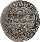 UK 6 Pence Charles I 1644 Oxford KM# 203.3 RELIG PROT IEG ANG LIBER PAR 1643 EXVPGAI DEI S DIS SIPERTVR IN coin reverse UK 6 Pence Charles I 1644 Oxford KM# 203.3 RELIG PROT IEG ANG LIBER PAR 1643 EXVPGAI DEI S DIS SIPERTVR IN coin reverse