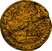 UK Angel James I (1619-1625) KM# 67 ..∙A∙DNO:..FACTVM∙EST∙ISTVD∙ coin reverse UK Angel James I (1619-1625) KM# 67 ..∙A∙DNO:..FACTVM∙EST∙ISTVD∙ coin reverse
