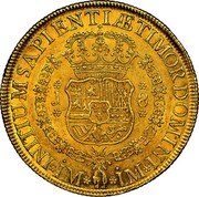 UK Crown FERDINAND VI (1603-1604) KM# 18 INTIUM SAPIENTIAETIMOR DOMINI LM LM J 8 coin reverse UK Crown FERDINAND VI (1603-1604) KM# 18 INTIUM SAPIENTIAETIMOR DOMINI LM LM J 8 coin reverse
