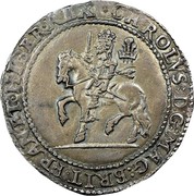 UK Crown Charles I 1643 Oxford KM# 226.1 ∙CAROLVS:D:G:MAG:BRIT∙FRAN:ET∙HIBER∙REX coin obverse UK Crown Charles I 1643 Oxford KM# 226.1 ∙CAROLVS:D:G:MAG:BRIT∙FRAN:ET∙HIBER∙REX coin obverse