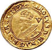 UK Crown Charles I ND Tower KM# 135 CAROLVS D:G:MAG:BR:FR:ET∙HI:REX∙ V coin obverse UK Crown Charles I ND Tower KM# 135 CAROLVS D:G:MAG:BR:FR:ET∙HI:REX∙ V coin obverse