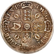 UK Crown Charles II 1681 KM# 445.2 MAG∙ BR∙FRA∙ ET∙HIB∙ REX∙16 81∙ CC CC CC CC coin reverse UK Crown Charles II 1681 KM# 445.2 MAG∙ BR∙FRA∙ ET∙HIB∙ REX∙16 81∙ CC CC CC CC coin reverse