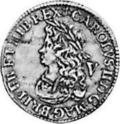 UK Crown Charles II ND KM# 412 CAROLVS ∙ II∙DEI∙GRATIA coin obverse UK Crown Charles II ND KM# 412 CAROLVS ∙ II∙DEI∙GRATIA coin obverse