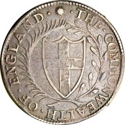 UK Crown Commonwealth of England 1656 KM# 392 ∙THE∙COMMONWEALTH∙OF∙ENGLAND∙ coin obverse UK Crown Commonwealth of England 1656 KM# 392 ∙THE∙COMMONWEALTH∙OF∙ENGLAND∙ coin obverse