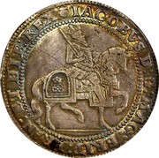 UK Crown James I (1619-1625) KM# 64 IACOBVS D:G:MAG:BRIT:FRAN:ET HIB:REX coin obverse UK Crown James I (1619-1625) KM# 64 IACOBVS D:G:MAG:BRIT:FRAN:ET HIB:REX coin obverse
