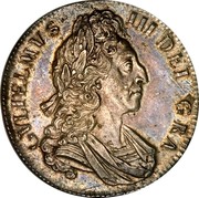 UK Crown William III 1700 KM# 494.3 GVLIELMVS∙ III DEI GRA coin obverse UK Crown William III 1700 KM# 494.3 GVLIELMVS∙ III DEI GRA coin obverse