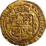 UK Double Crown Charles I (1625-1642) Tower KM# 142 CVLTORES SVI DEVS PROTEGIT coin reverse UK Double Crown Charles I (1625-1642) Tower KM# 142 CVLTORES SVI DEVS PROTEGIT coin reverse