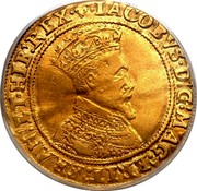 UK Double Crown James I (1604-1619) KM# 38 ∙IACOBVS∙D:G:MAG:BRIT∙FRAN:ET∙HIB:REX∙ coin obverse