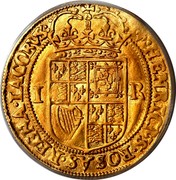 UK Double Crown James I (1604-1619) KM# 38 ∙HENRICVS∙ROSAS∙REGNA∙IACOBVS∙ I R coin reverse