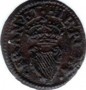 UK Farthing Charles I ND Maltravers Issue (1634-36). Contract passed to Lord Maltravers. Oval shape. KM# 174 FRAN ET HIB REX coin reverse UK Farthing Charles I ND Maltravers Issue (1634-36). Contract passed to Lord Maltravers. Oval shape. KM# 174 FRAN ET HIB REX coin reverse