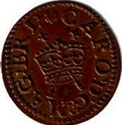 UK Farthing Charles I ND KM# 79 CARO:D:G:MAG:BRI: coin obverse UK Farthing Charles I ND KM# 79 CARO:D:G:MAG:BRI: coin obverse