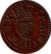 UK Farthing Charles I ND KM# 79 FRA:ET HIB:REX∙ coin reverse UK Farthing Charles I ND KM# 79 FRA:ET HIB:REX∙ coin reverse